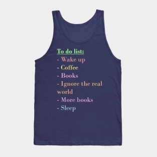 To Do List - Pastel Tank Top